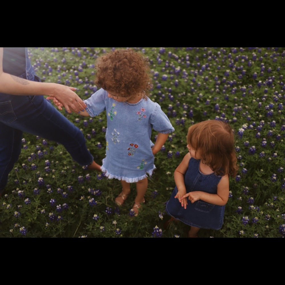 Stella McCartney kids denim floral dress - Picture 8 of 10